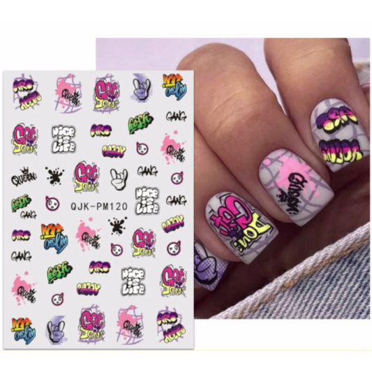 Graffiti Nail Art Stickers