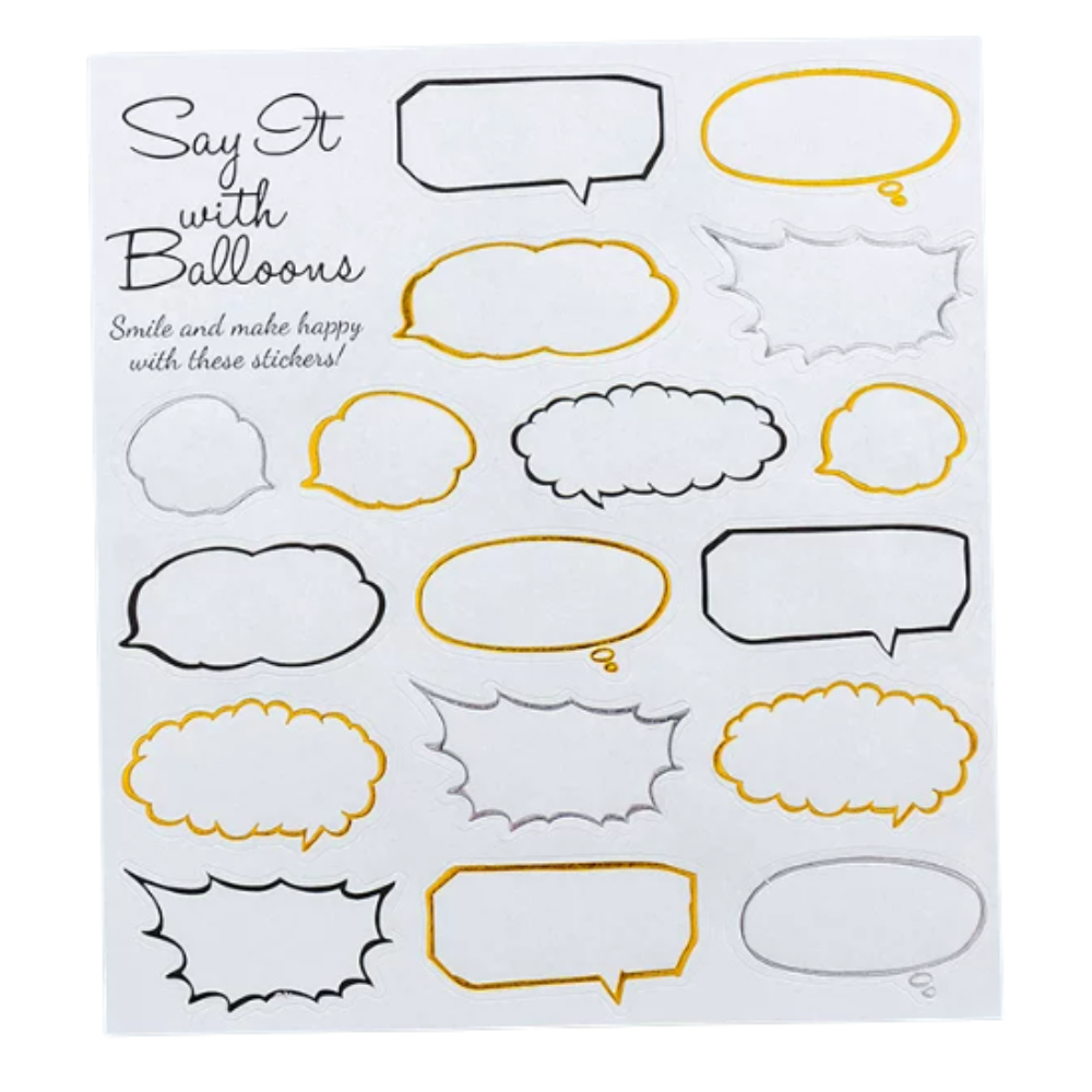 Decorative Stickers (Gold Foil)