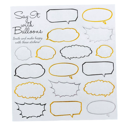 Decorative Stickers (Gold Foil)