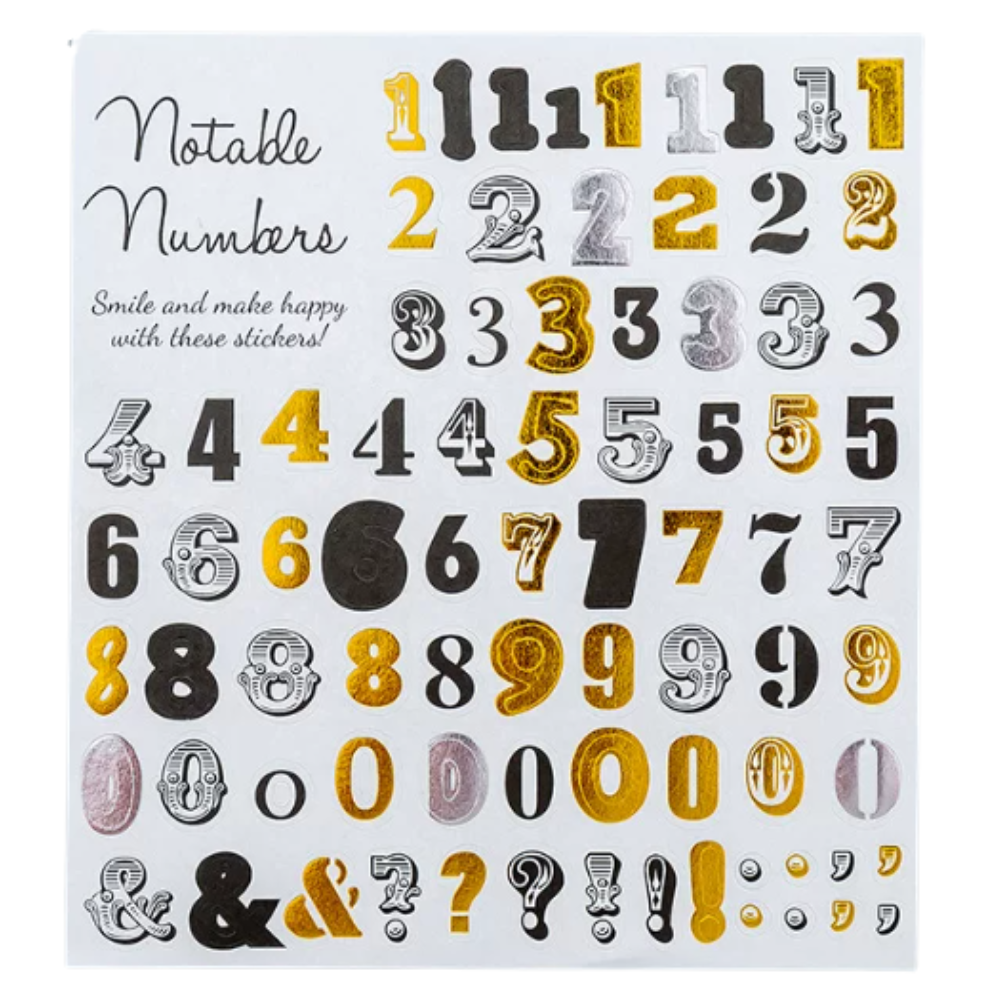 Decorative Stickers (Gold Foil)