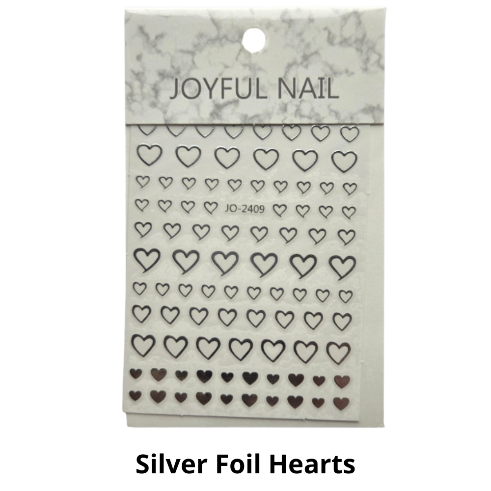 Heart and Star Nail Sticker