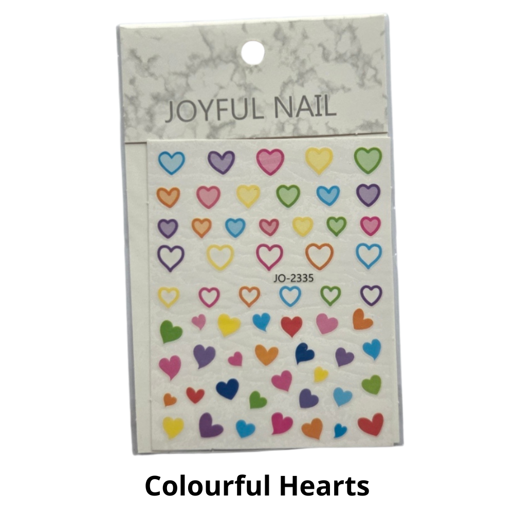 Heart and Star Nail Sticker