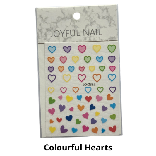 Heart and Star Nail Sticker