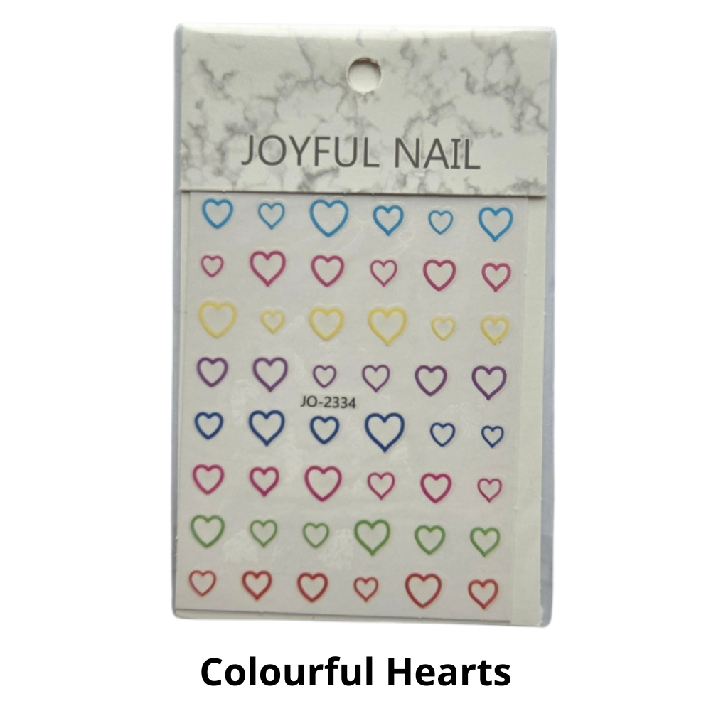 Heart and Star Nail Sticker