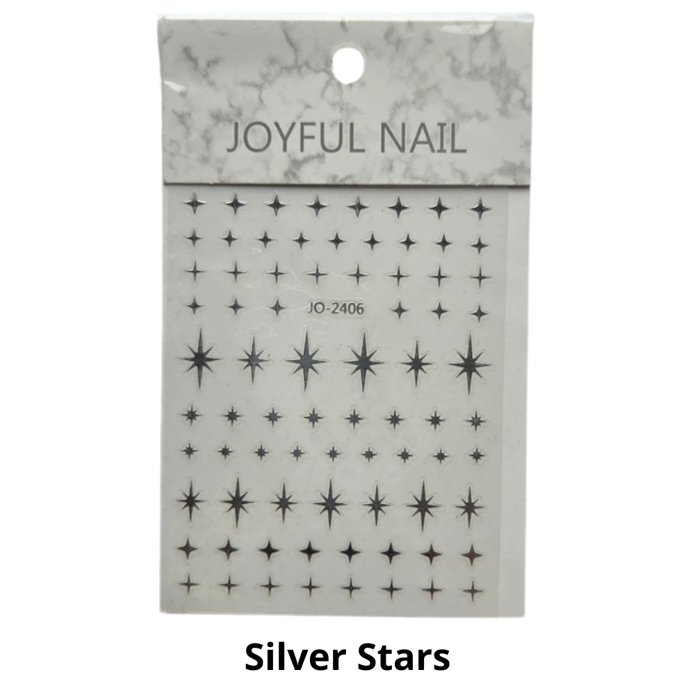 Heart and Star Nail Sticker
