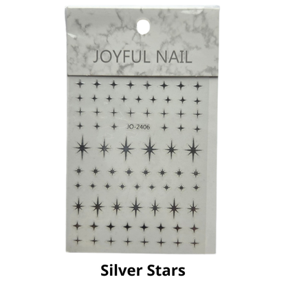 Heart and Star Nail Sticker