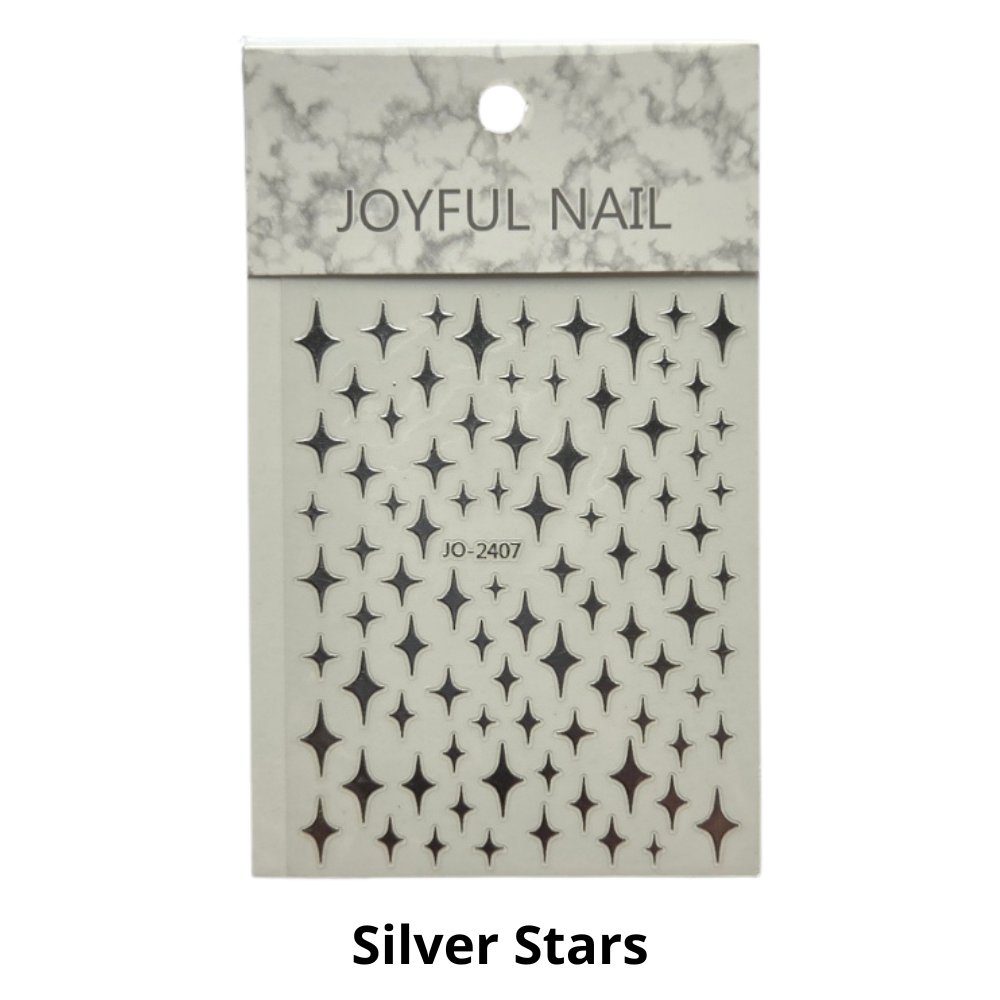 Heart and Star Nail Sticker