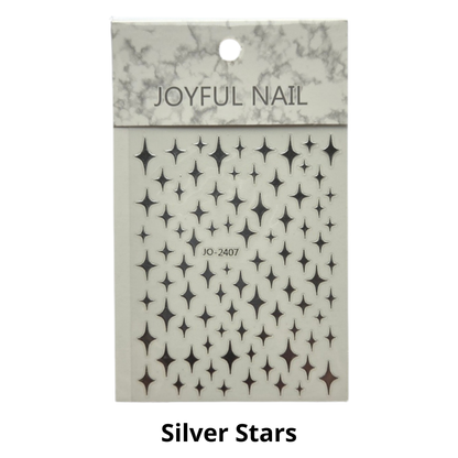 Heart and Star Nail Sticker