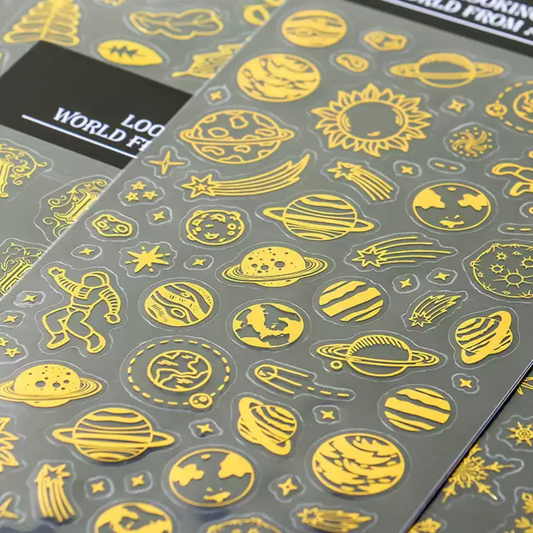 Gold Foil Sticker