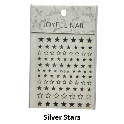Heart and Star Nail Sticker