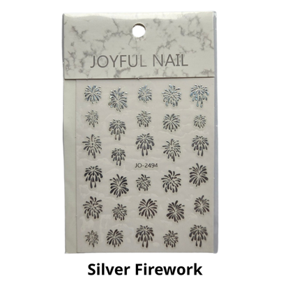 Firework Nail Sticker