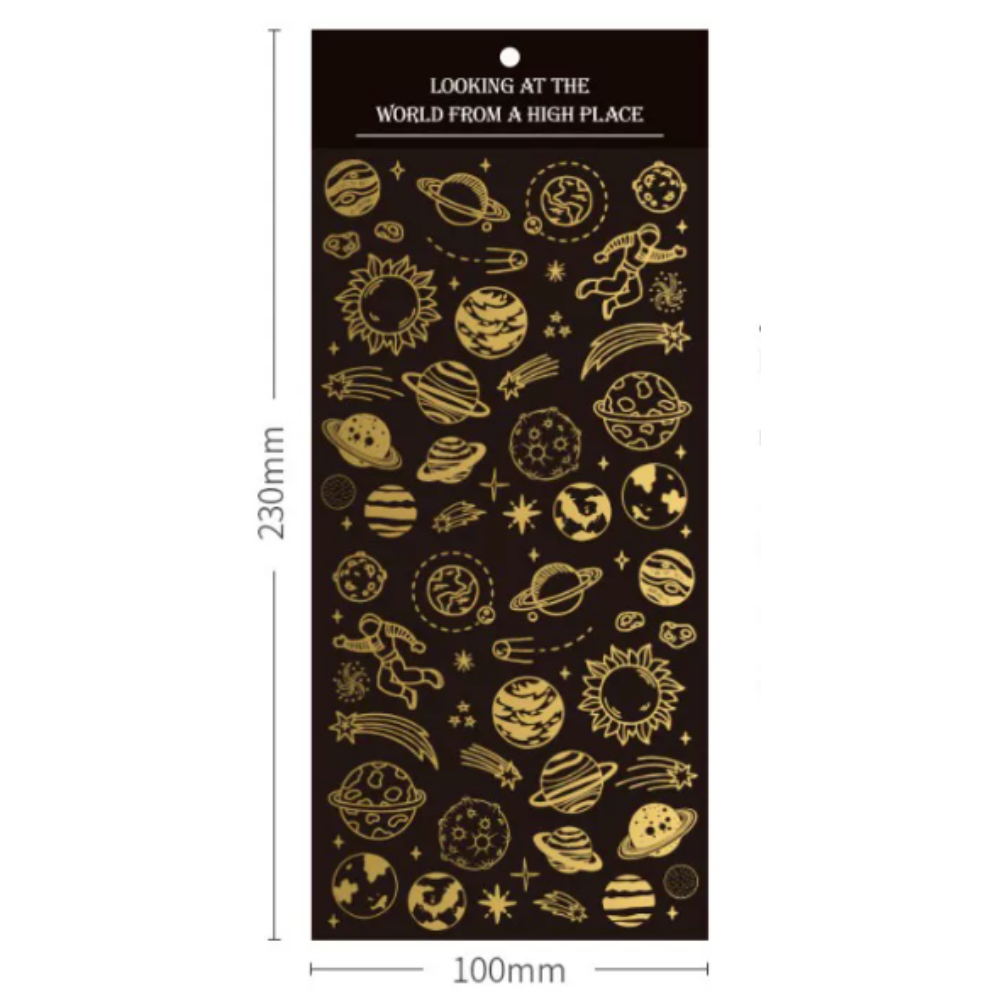 Gold Foil Sticker
