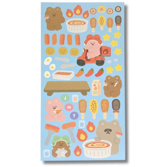 Foodie Bear - Blue