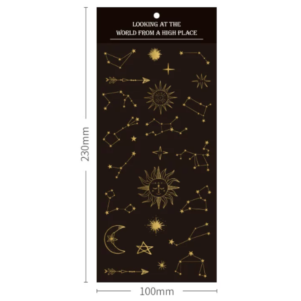 Gold Foil Sticker