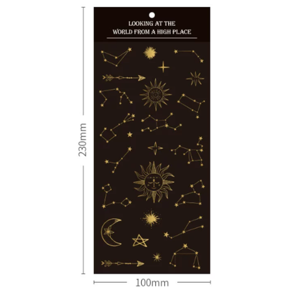 Gold Foil Sticker