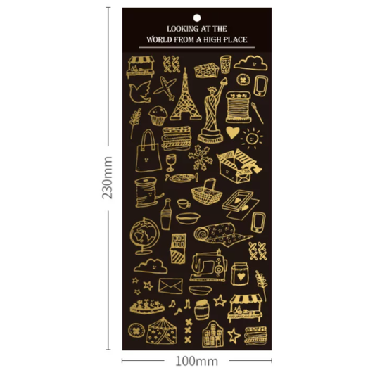 Gold Foil Sticker