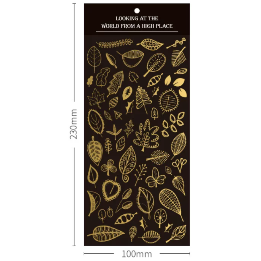 Gold Foil Sticker