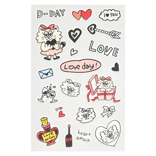 Cute Doodle Art - Love Day