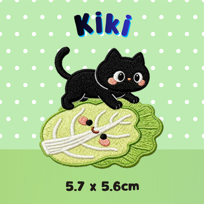 Embroidery Patches - Kiki  - Lettuce