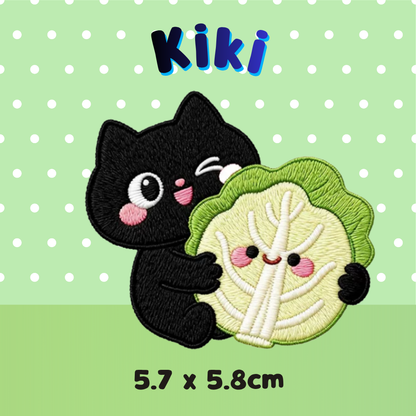 Embroidery Patches - Kiki  - Lettuce