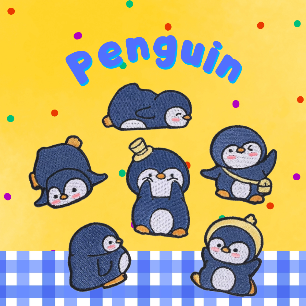 Embroidery Patches - Penguin