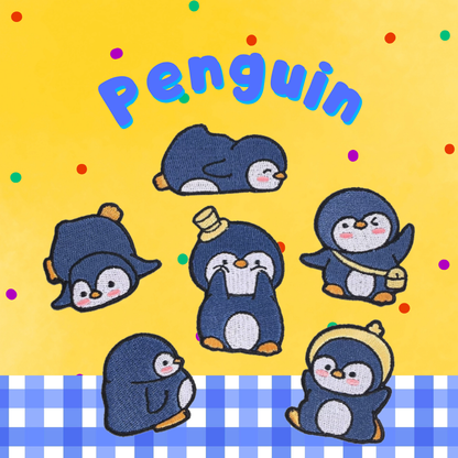 Embroidery Patches - Penguin