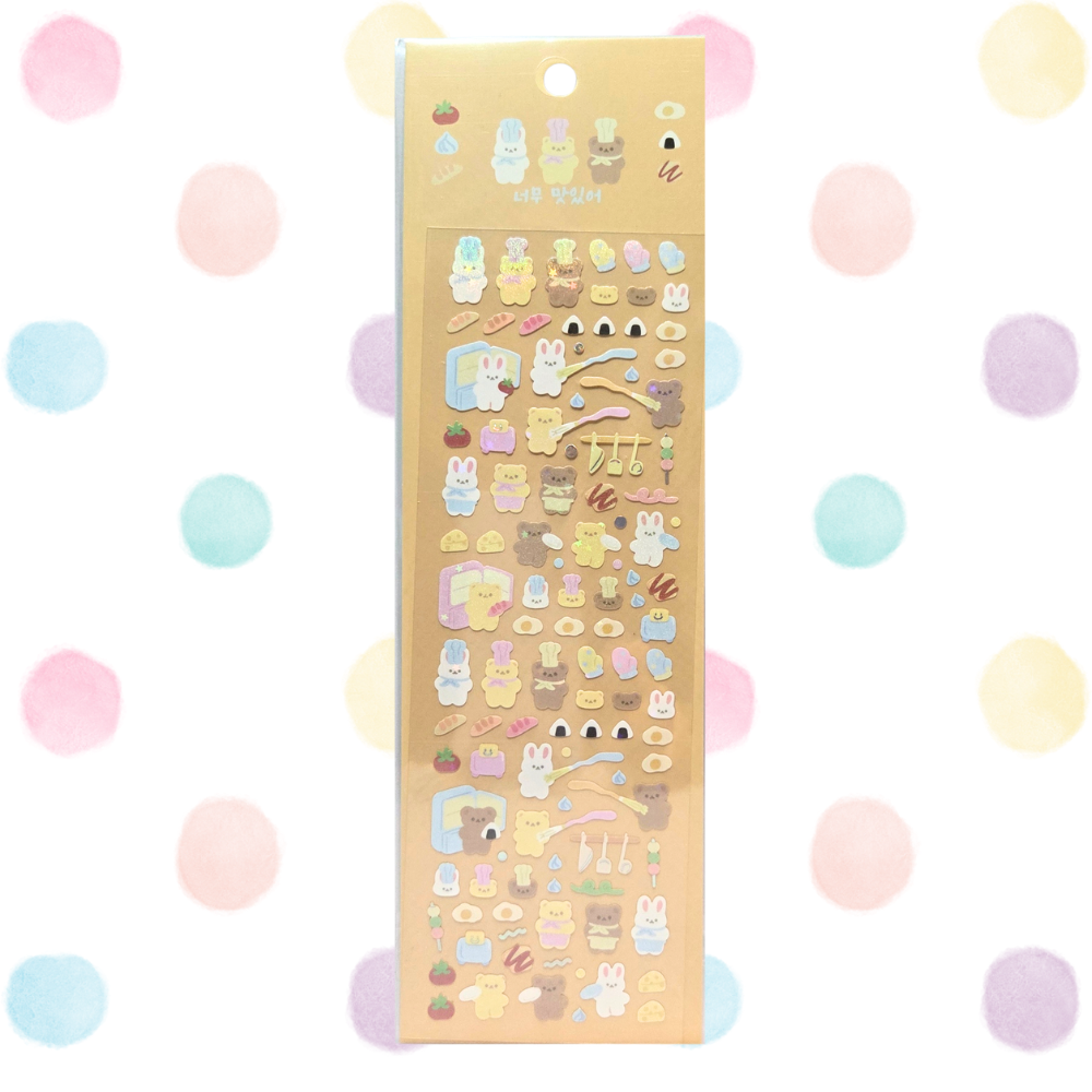 Korean Style Holographic Sticker