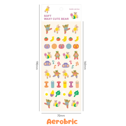 Cute Bear Holographic Sticker