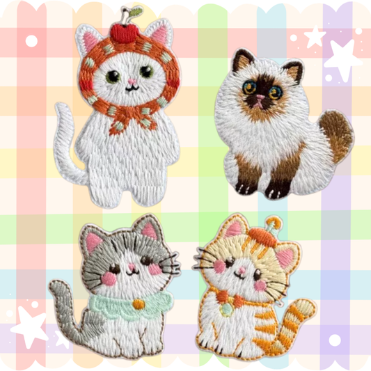 Embroidery Patches - Cats