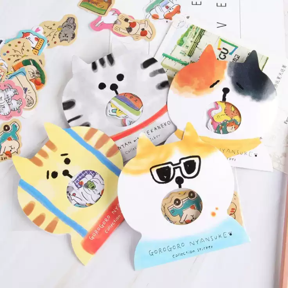 Cat PET Sticker (30Pieces)