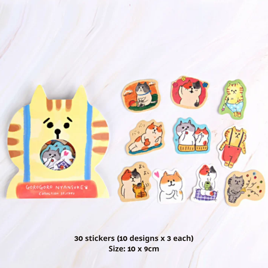 Cat PET Sticker (30Pieces)