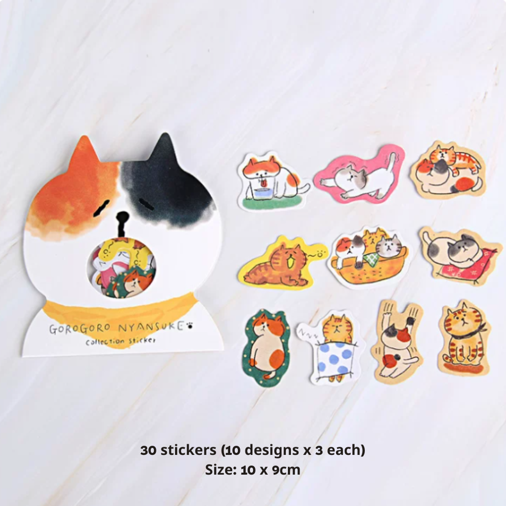 Cat PET Sticker (30Pieces)