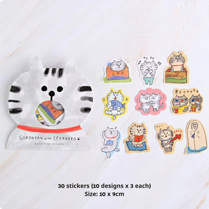 Cat PET Sticker (30Pieces)