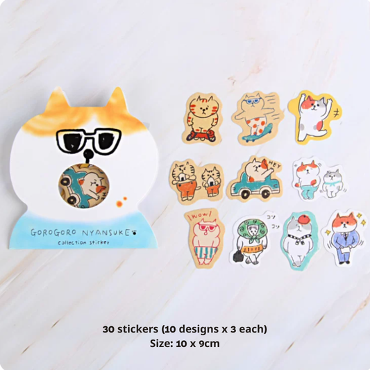 Cat PET Sticker (30Pieces)