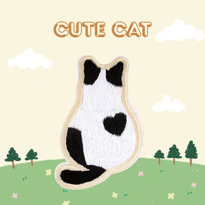 Embroidered Patches - Cats Back