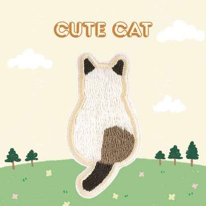 Embroidered Patches - Cats Back