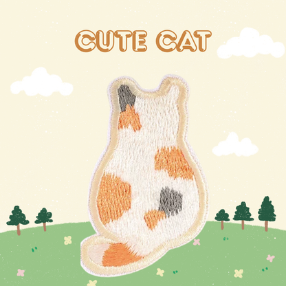 Embroidered Patches - Cats Back