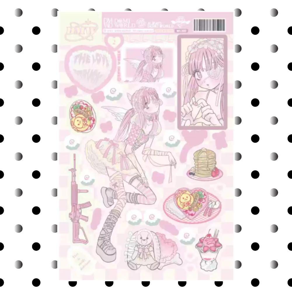 Korean Domi Character Sticker