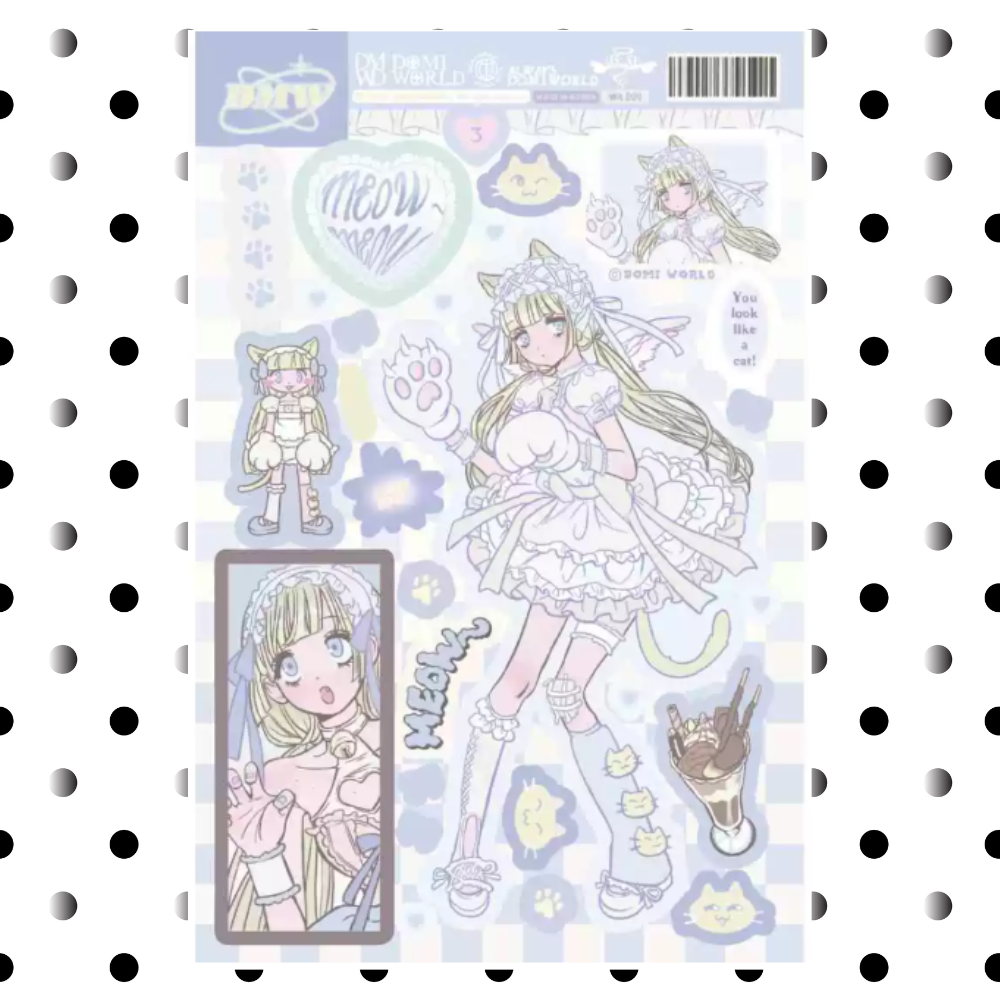 Korean Domi Character Sticker