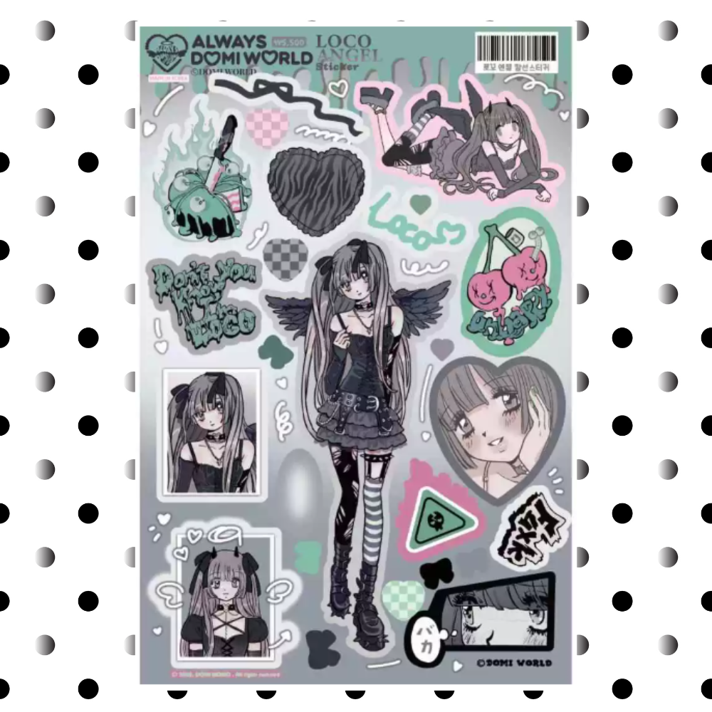 Korean Domi Character Sticker