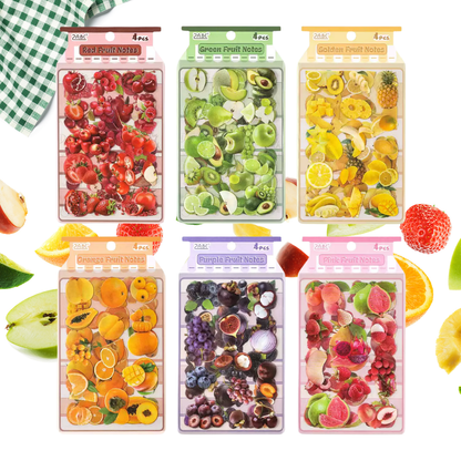 Fruit PET Sticker (4 Sheets/Pack)