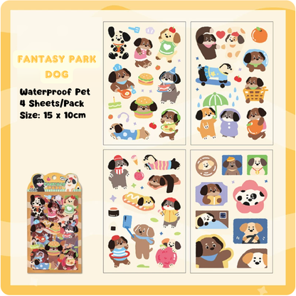 Fantasy Park PET Sticker (4 Sheets/ Pack)