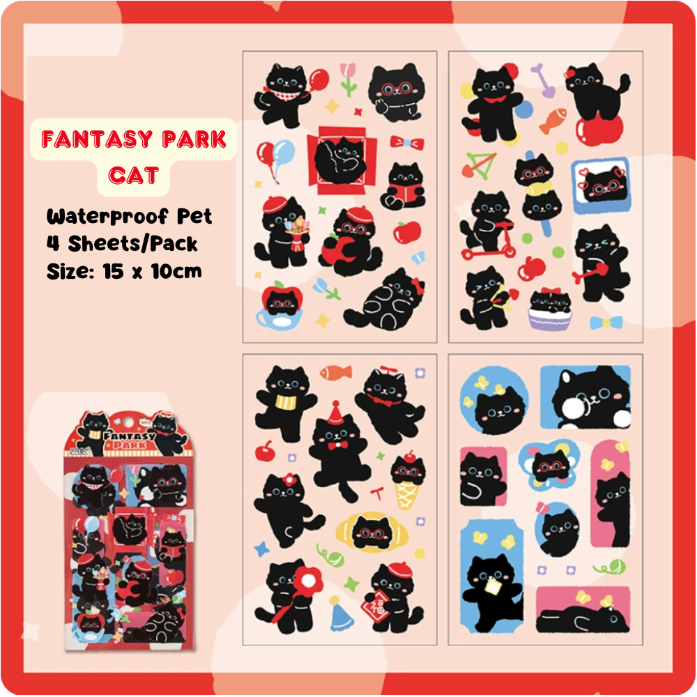 Fantasy Park PET Sticker (4 Sheets/ Pack)