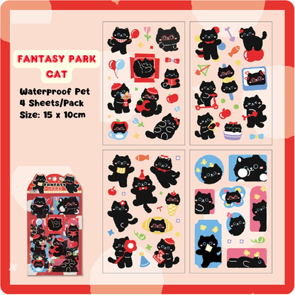 Fantasy Park PET Sticker (4 Sheets/ Pack)