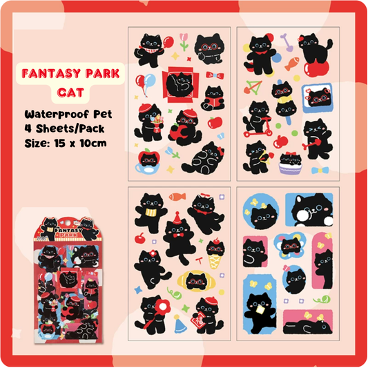 Fantasy Park PET Sticker (4 Sheets/ Pack)