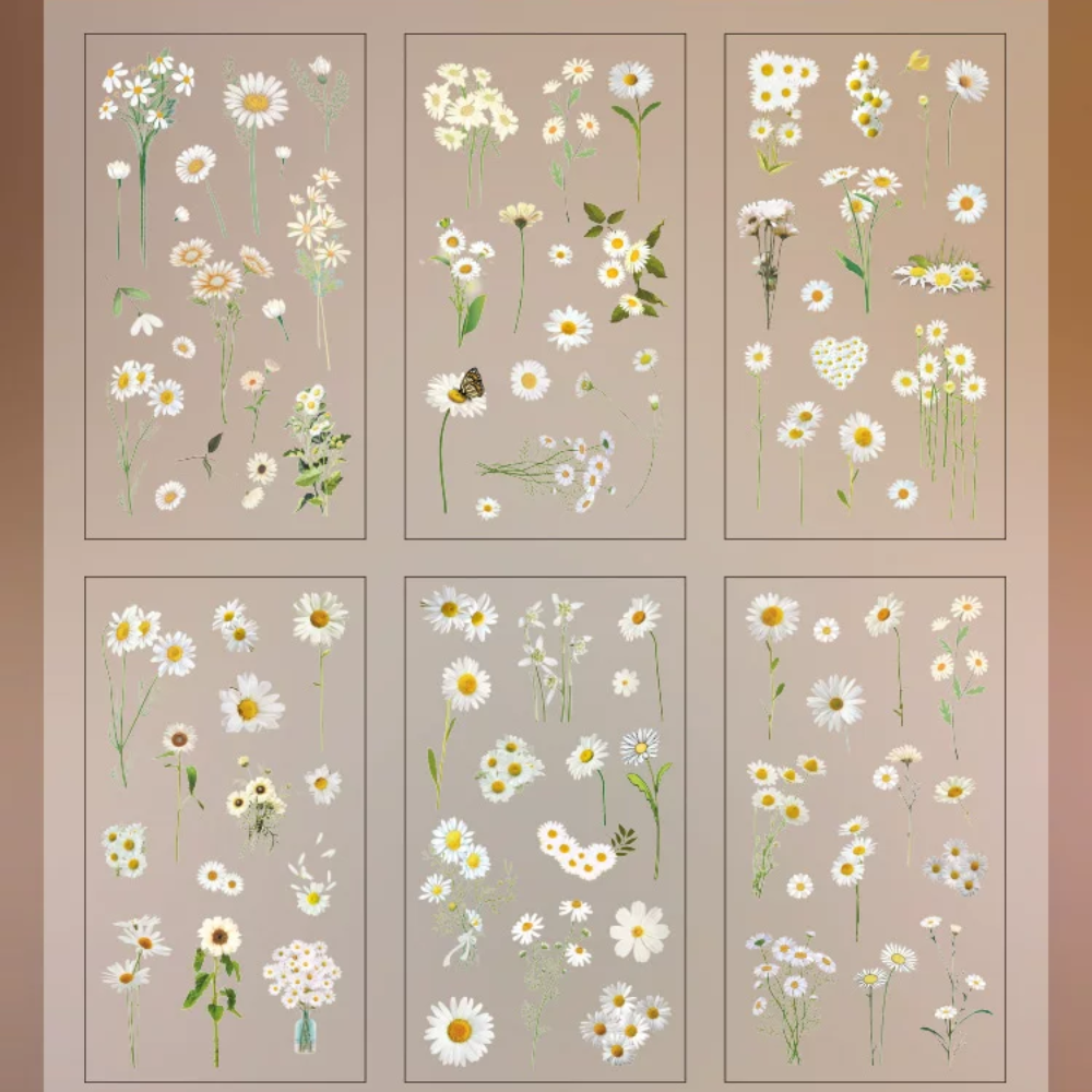 Plant PET Sticker (6 Sheets/ Pack)