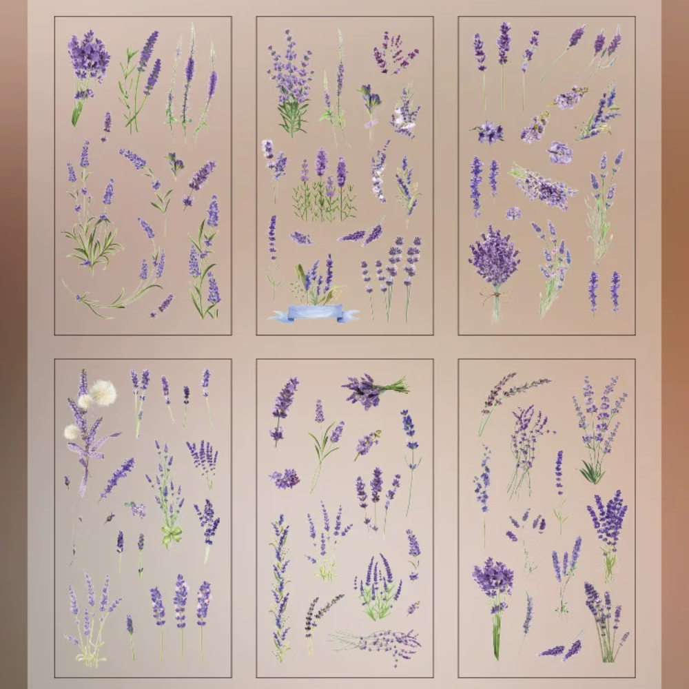 Plant PET Sticker (6 Sheets/ Pack)