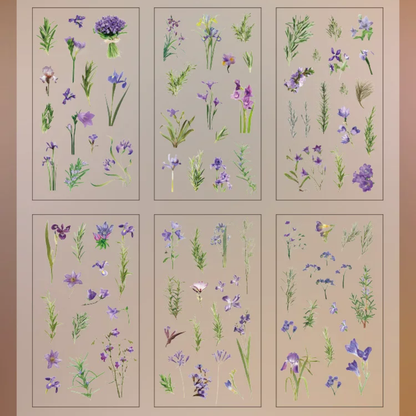 Plant PET Sticker (6 Sheets/ Pack)