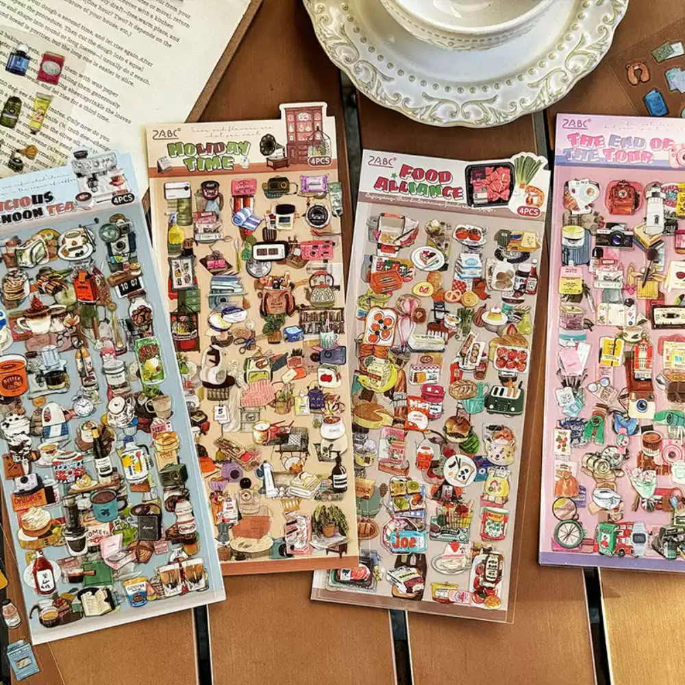 Holiday PET Sticker (4 Sheets/ Pack)