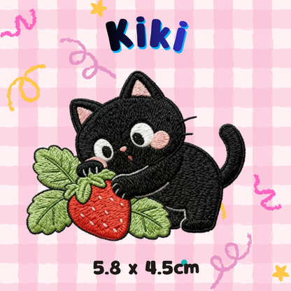 Embroidery Patches - Kiki  - Strawberry